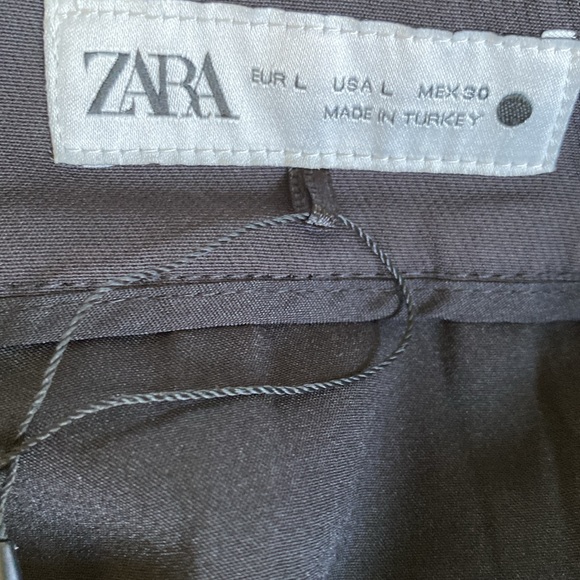 Women’s NWOT Zara Black Slacks Pants Sz L - Picture 5 of 5